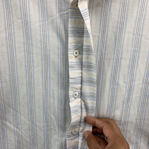 Men's English Laundry Medium Shirt Long Sleeve Button Front Cotton Embroidered - Picture 3 of 12